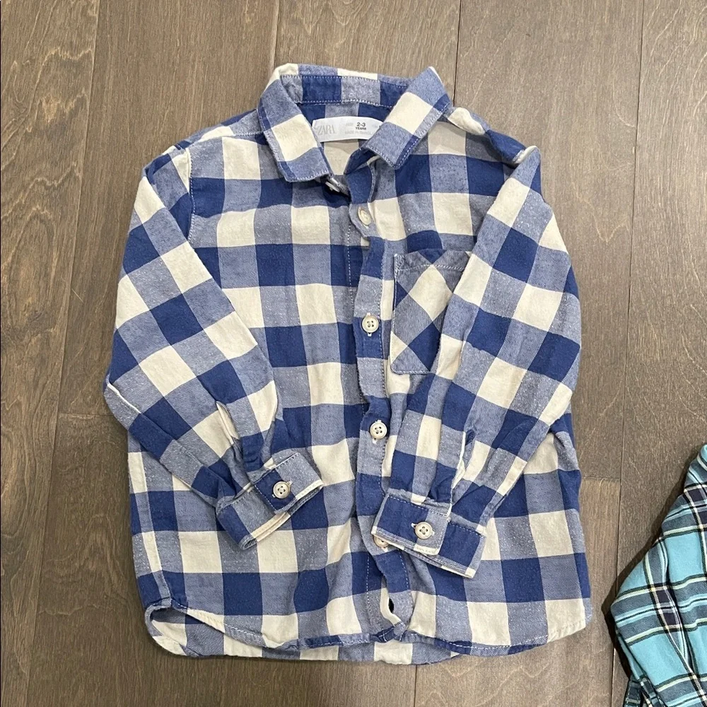 3pc Flanels shirts Bundle size 3T - Picture 2 of 9